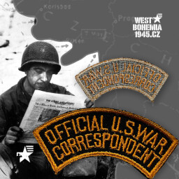 Originální nášivka OFFICIAL US WAR CORRESPONDENT
